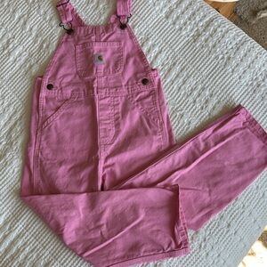 Carhartt Pink Girls 4T Overalls-like new!